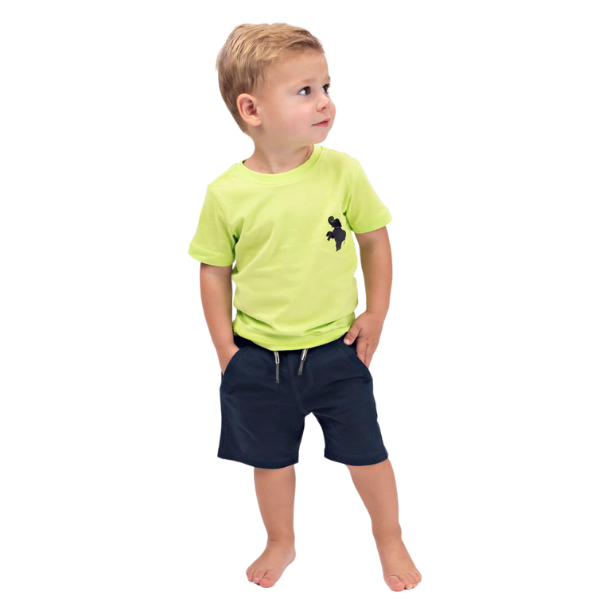 Toddler Boys Short Sleeve T-shirt - Neon