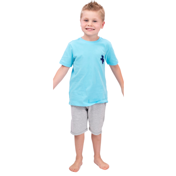 Boys French Terry Shorts - Grey
