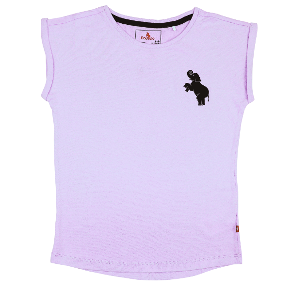 Toddler Girls Short Sleeve T-Shirt - Light Purple