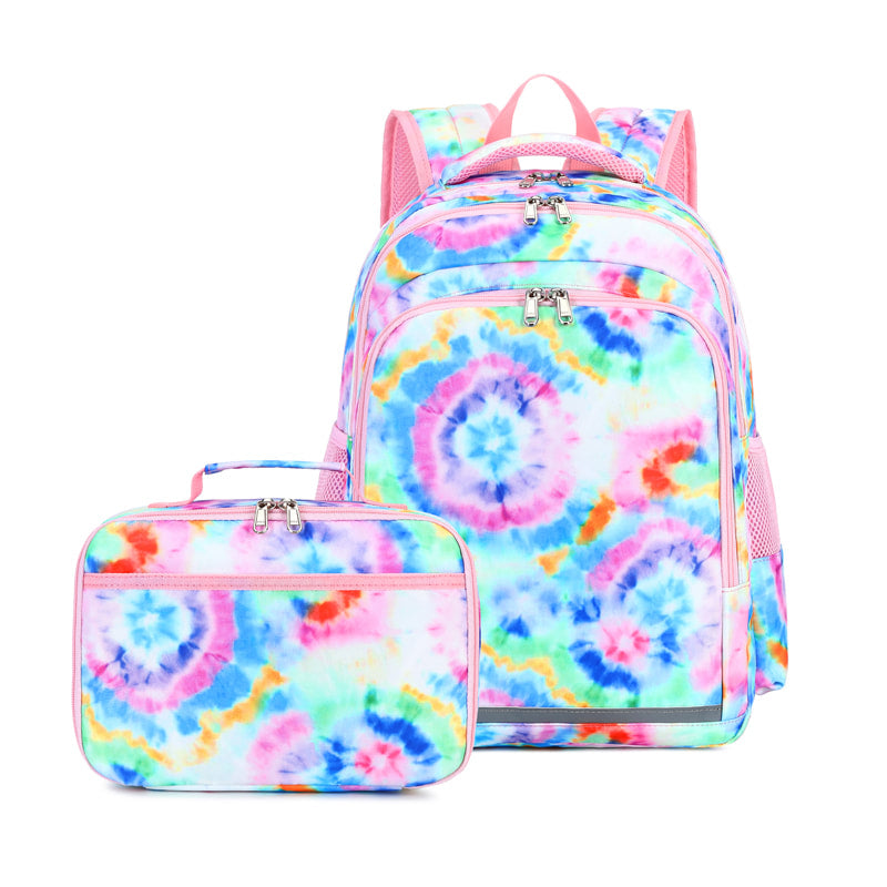 Girls Premium Backpack (Rainbow Tie Dye)