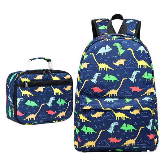 Boys Prem. Backpack (Navy Dino)