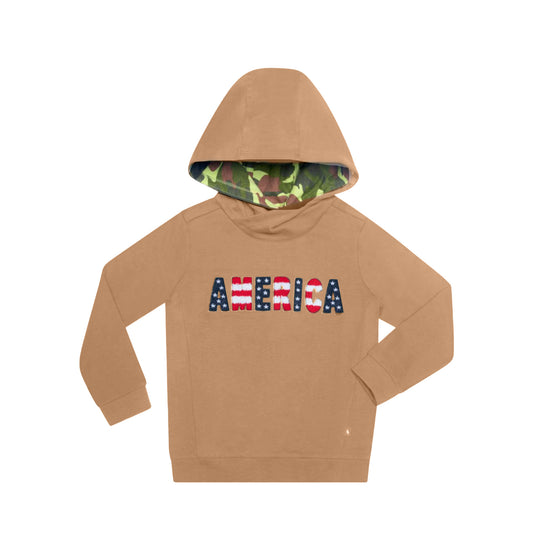Boys Sweatshirt (America Tan)