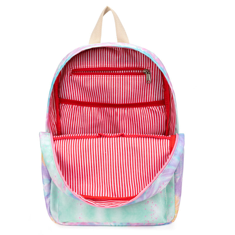 Girls Prem. Backpack (Heart Tie Dye)