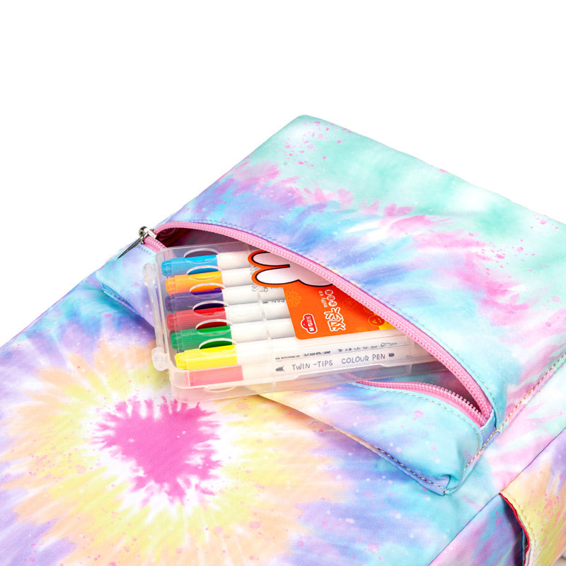 Girls Prem. Backpack (Heart Tie Dye)