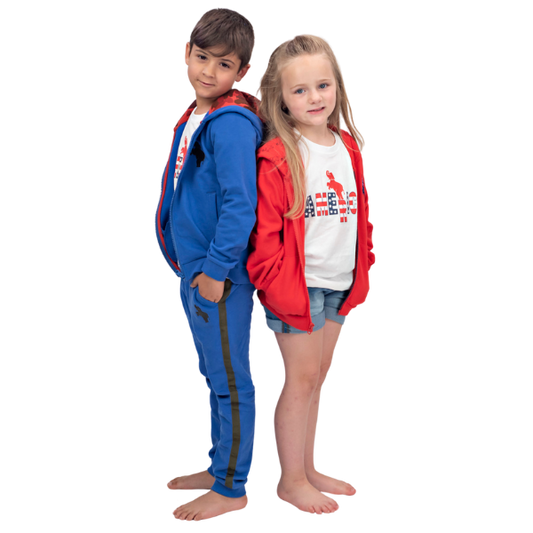 Girls Short Sleeve T-shirt - America with Elephant