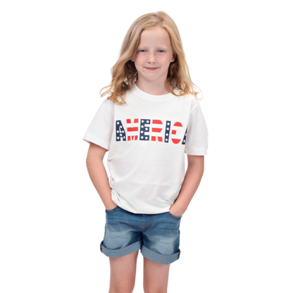 Girls Short Sleeve T-shirt - America