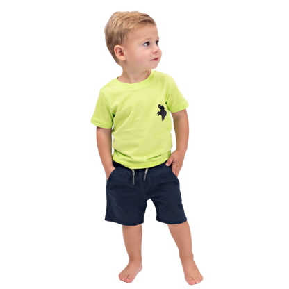 Toddler Boys Short Sleeve T-shirt - Neon