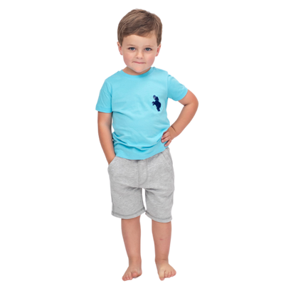 Toddler Boys Shorts French Terry- Grey