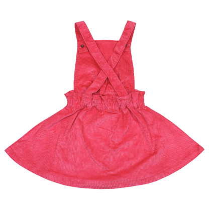 Girls Dress - Corduroy Jumper Pink