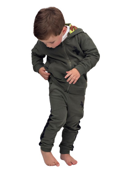 Boys Jogger Pants - Olive Green