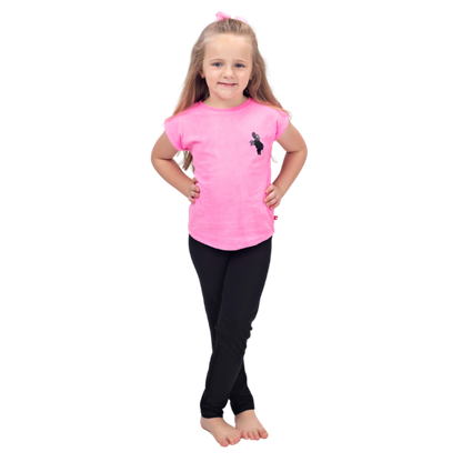 Girls Leggings Regular Fit - Black