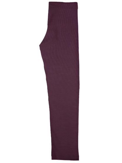Girls Leggings Slim Fit - Dark Purple
