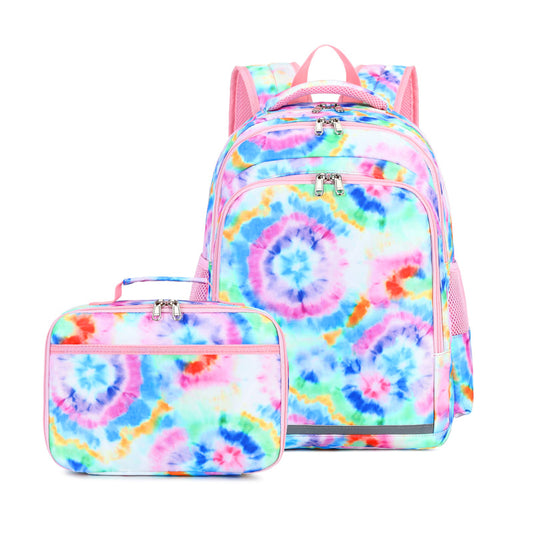 Girls Premium Backpack (Rainbow Tie Dye)