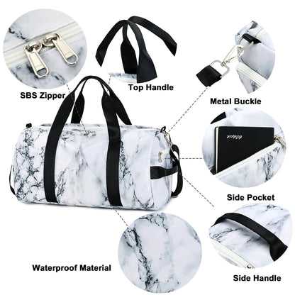 Girls Prem. Back Pck/Gym Bag Set(Marble)