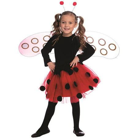 Dress Up America Ladybug Dress Costume Set