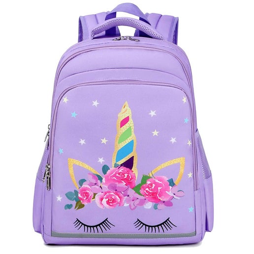Girls Premium Backpack (Unicorn Crown)