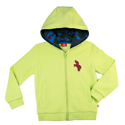 Boys Zipper Hoodie (Neon)