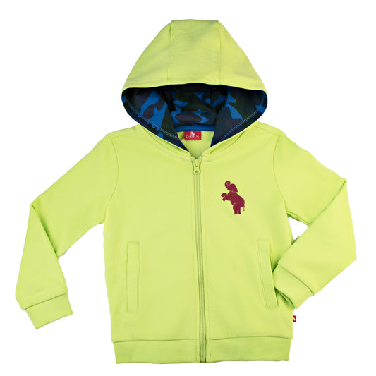 Boys Zipper Hoodie (Neon)