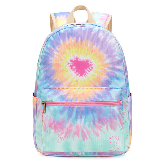 Girls Prem. Backpack (Heart Tie Dye)