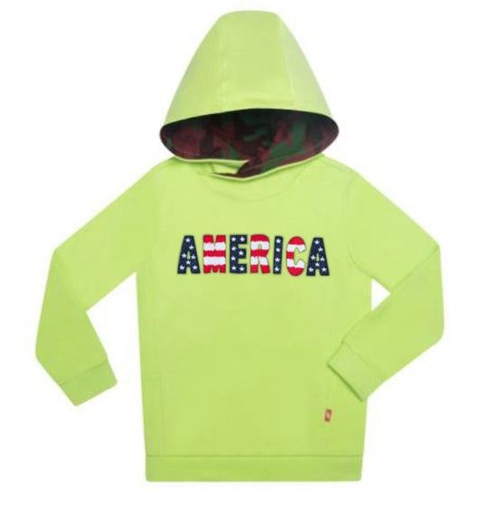 Boys Sweatshirt (America Neon)