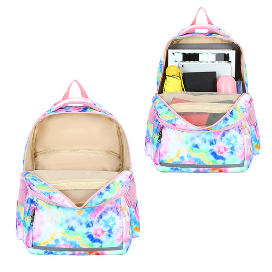 Girls Premium Backpack (Rainbow Tie Dye)